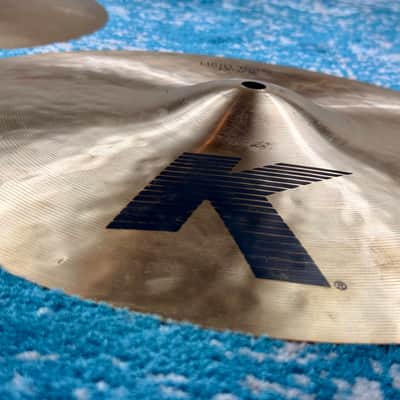 2007 EARLY HAMMERING 14" Zildjian K LIGHT Hihats 948g 1134g image 9