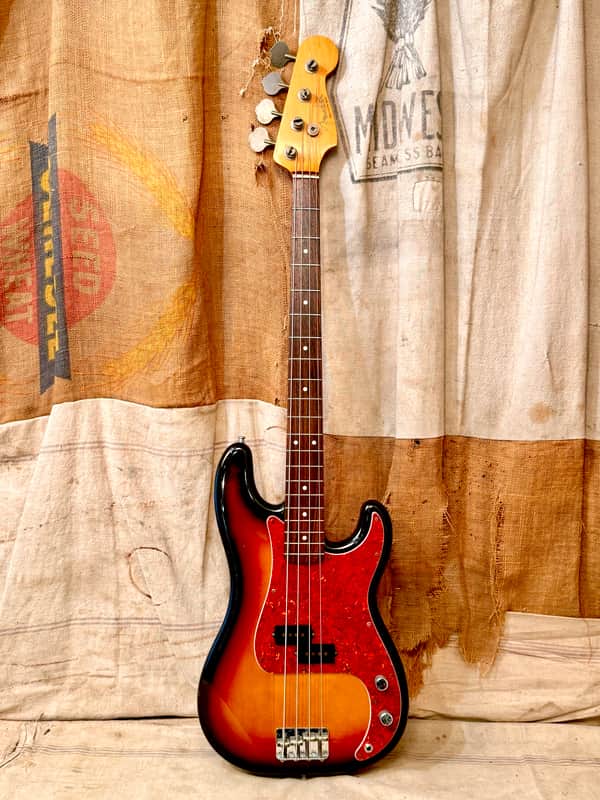 Fender MIJ '62 Reissue Precision Bass 1990 - Sunburst image 1