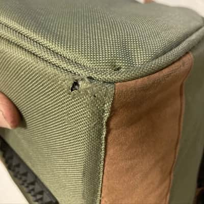 Tama Powerpad Designer Hardware Bag Moss Green Good shape = ludwig gretsch gear image 4