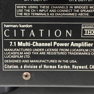 Harman Kardon Citation 7.1-Channel Power Amplifier image 12