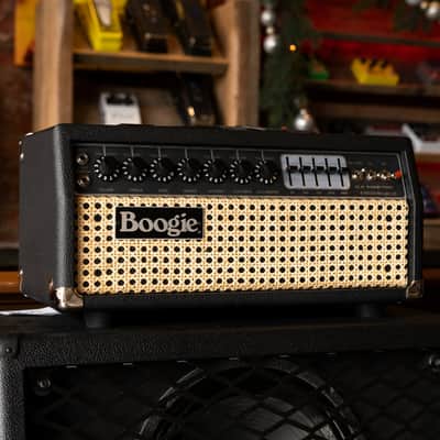 Mesa/Boogie Mark IIC+ HRG 100-watt Amplifier Head - Black with Wicker Grille image 3