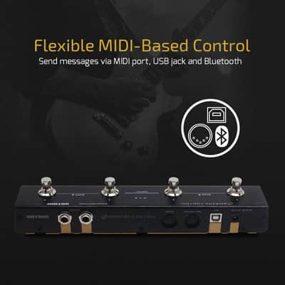 Hotone Ampero Control 4 Button Bluetooth MIDI Foot Controller Pedal(U.S. domestic inventory) image 3
