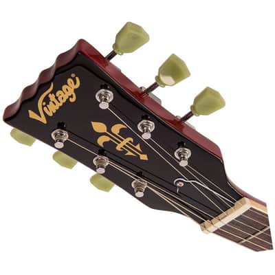 Vintage ReIssued Series VS6 w/Vibrato - Cherry Red image 4