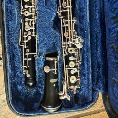 Larilee brand wood Oboe with case. Made in France image 1