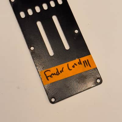 Fender Lead III Tremolo Cavity Back Plate 1982 image 1
