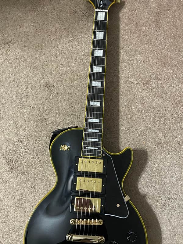 Epiphone Joe Bonamassa Black Beauty Les Paul Custom Outfit 2020 - 2024 - Ebony image 1