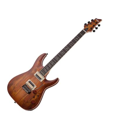 Schecter C-1 Exotic Spalted Maple Electric Guitar - Satin Natural Vintage Burst (3338) image 3