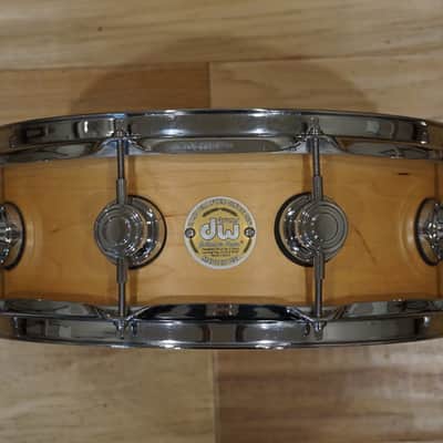 DW 5x14" Collector's Series Snare Drum in Natural Stain image 1