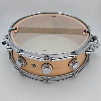 Used DW Collectors Maple Standard Snare Drum 14x5.5 Satin Natural - Very Good image 4
