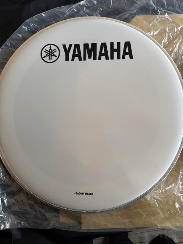 Yamaha by Remo 18” Bass Drum Set 2020s - Smooth white and coated image 1