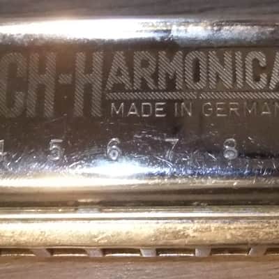 RARE, VINTAGE KOCH 10-NOTE CHROMATIC HARMONICA - GOOD, USED AND WORKING image 1