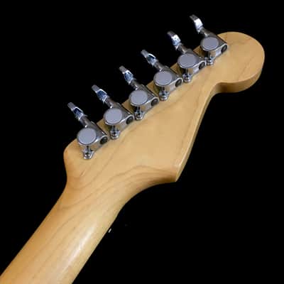 LEFTY! Vintage 1987 Fender Japan '62 Reissue Strat Squier Left Stratocaster Black ST362L NOS Relic HSC image 9