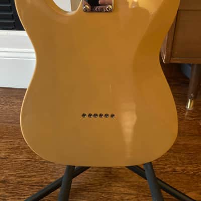 Squier Affinity Telecaster with Maple Fretboard, String Through Body 2021 - Present - Butterscotch Blonde image 7