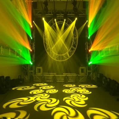 American DJ Eliminator Stealth Spot 60 Watt LED DMX Moving Head Spot Light ADJ image 5