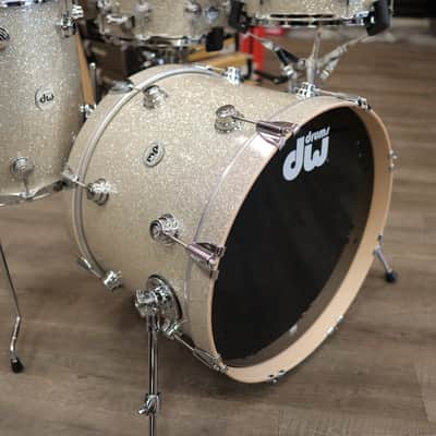 DW Collector's Series "333" Maple 3-Piece Shell Pack 20/12/14" (Broken Glass w/ Chrome Hardware) image 8