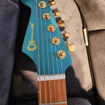 Charvel Angel Vivaldi Signature DK24-6 NOVA 2021 - Present - Lucerne Aqua Firemist image 3