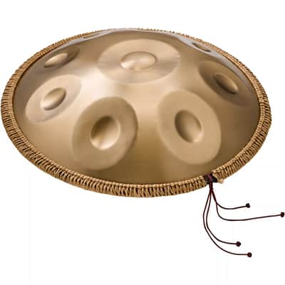 22" Handpan Drum – 9-Note D Minor Steel Hand Drum with Mallets for Meditation & Music Therapy image 2