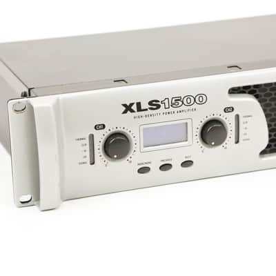 2013 Crown XLS 1500 Stereo Power Amplifier 250w 4 ohm Solid State Amp 2 Channel Pro Audio Monitor XLS1500 for Speakers Studio Live Venue Rack Mount image 4