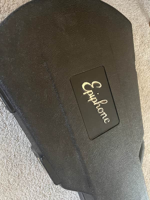 Epiphone Hardshell Chainsaw Guitar Case 80s - Black image 1