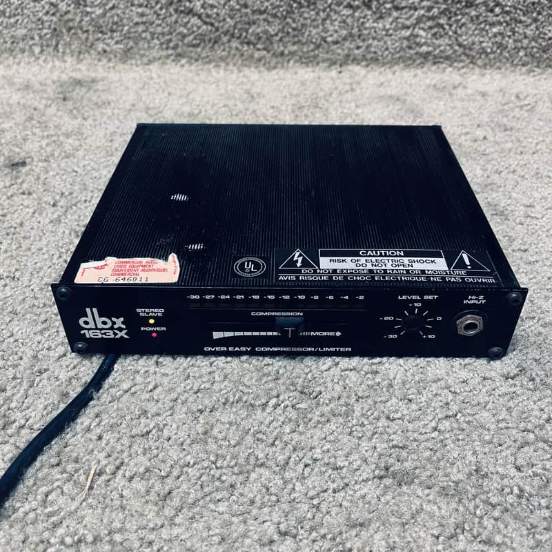 DBX 163X Over Easy  Compressor Limiter image 1