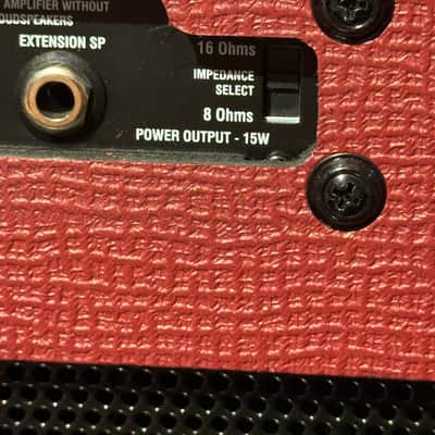 Vox AC15 1x12”  Limited Edition Classic Vintage Red image 19