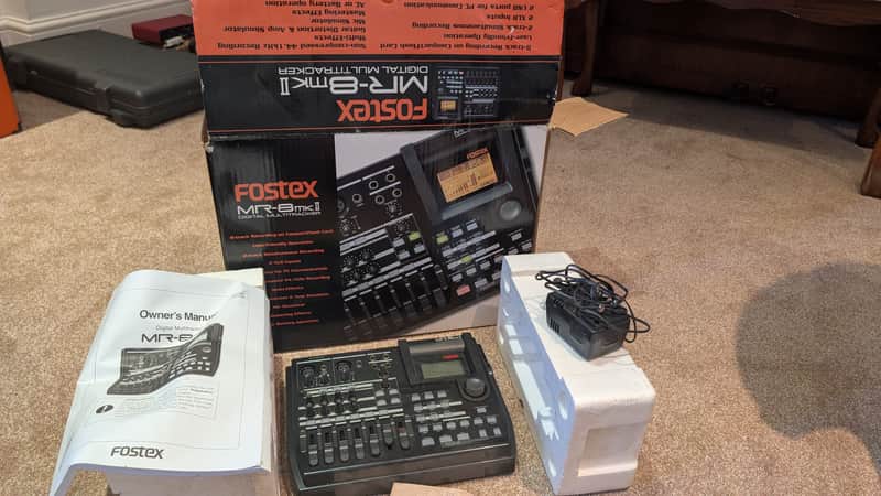 Fostex MR-8 Mk2 Digital 8-Track Recorder 2000s - Black image 1