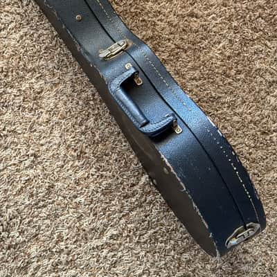 Gibson? Model F style Hard Shell Mando Case 70’s-80’s - Black/Purple image 3