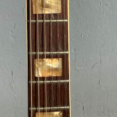 Ibanez Model 1910 1972 Red Sunburst Semi-Hollow Body Electric Guitar image 8
