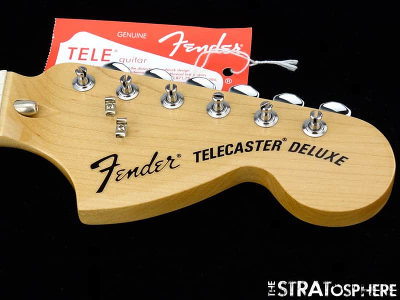 Fender Vintage 72 DELUXE Tele NECK & TUNERS 1972 Reissue Telecaster Maple SALE image 1