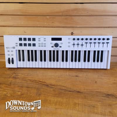 Arturia KeyLab49 Essential MKII Midi Controller - White image 1
