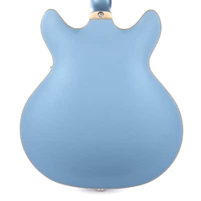 Guild Starfire I DC Pelham Blue w/Guild Vibrato Tailpiece 6-String Semi-Hollow Body Electric Guitar image 4