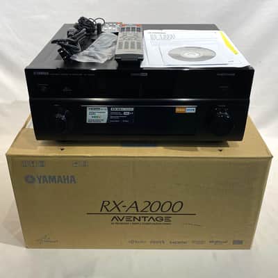 Yamaha RX-A2000 Aventage A/V Receiver Piano Black image 1