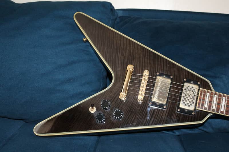 ESP Paul Smith Flying-V (Unique Mini/Traveller Guitar) - See