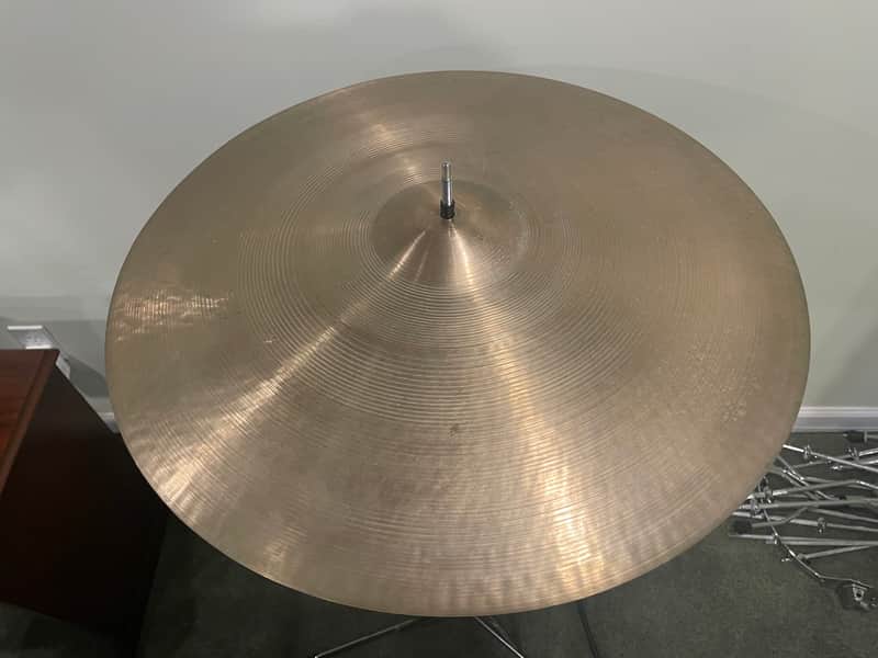 Zildjian 22" A Transition Stamp Ride ~2700 grams 1946-1953 image 1