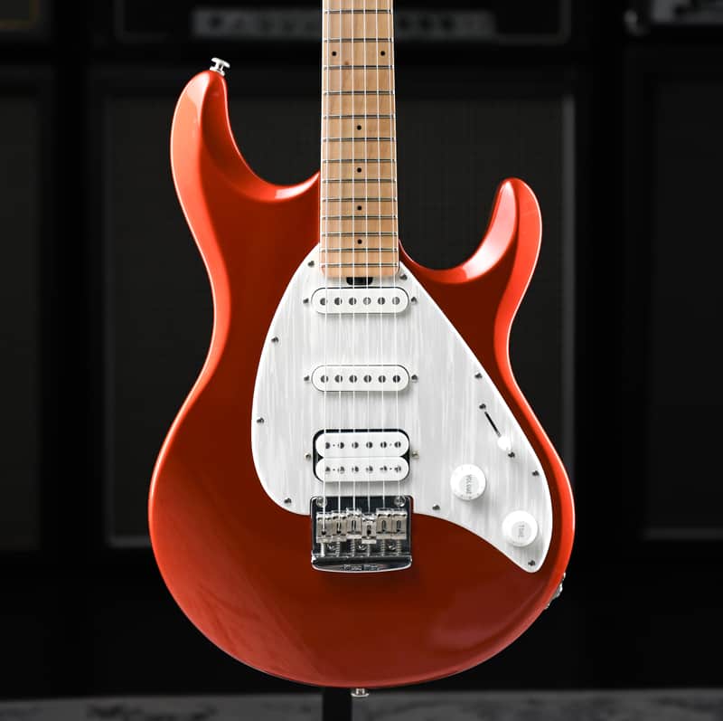 Very Good – 2007 Ernie Ball Music Man Silhouette Special HSS Hardtail – Lava Pearl image 1