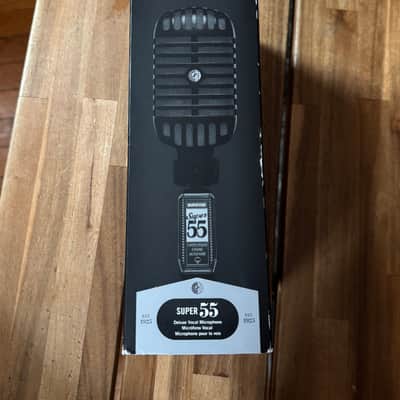 Shure Limited Edition Super 55-BLK Pitch Black Deluxe "Elvis" Mic 2017 - Matte Black image 8