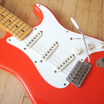 1983 Fender Stratocaster '57 Reissue Fullerton American Vintage Fiesta Red w/ohc, Hangtags image 6