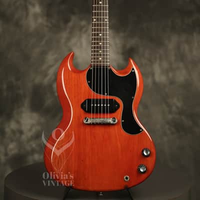 1963 Gibson Les Paul SG Junior Cherry restored/refinished image 2