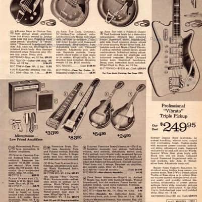 Airline 7262 / Kay 593 / Kay Barney Kessel Swingmaster P-5 Archtop image 20