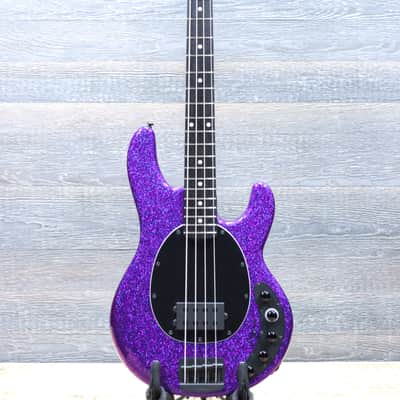 Ernie Ball Music Man DarkRay Bass Plasma Purple 4-String Electric Bass w/Case image 2