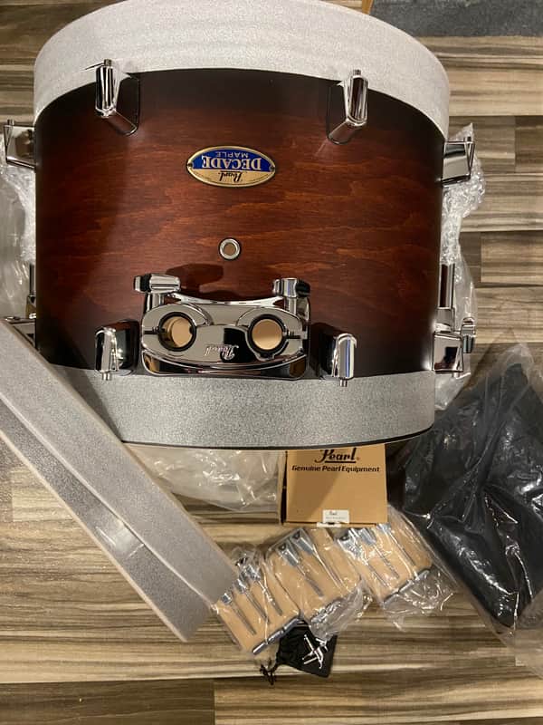Pearl DMP1814B/C260 Decade Maple 18x14" Bass Drum Satin Brown Burst *Discontinued* image 1