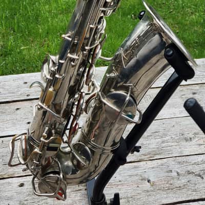 C.G. Conn Ltd. New Wonder Series II / Chu Berry Nickel Plated (L) Alto Saxophone 1926-27 Elkhart USA image 5
