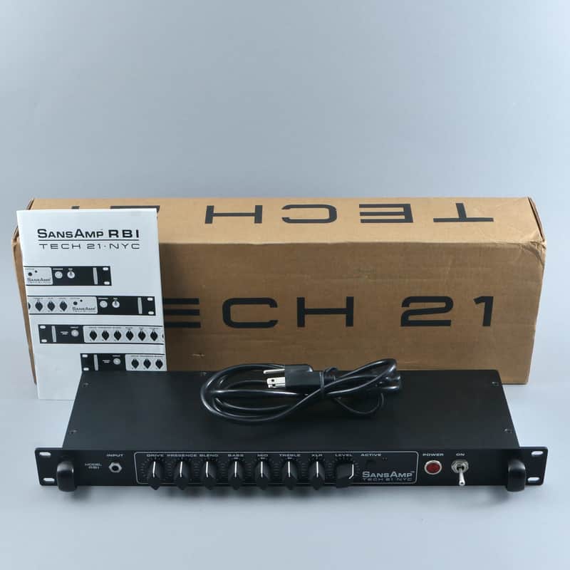 Tech 21 SansAmp RBI Bass Guitar Effects Preamp P-30886 image 1