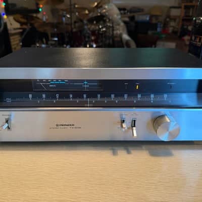 Pioneer Tx 608 Fm/Am Stereo Tuner (Beautiful) FULL FRESH SERVICE Rare Black! image 2
