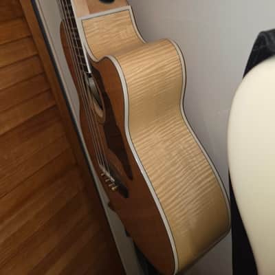 D'Angelico Excel Mott Grand Auditorium Cutaway Acoustic Bass with Electronics 2010s - Natural image 10