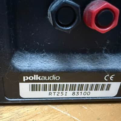 Polk T-15 2004ish - Black/wood image 3