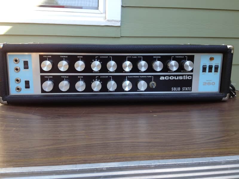 Acoustic Control Corp. Model 260 Amplifier Head Circa: 1968-70 image 1