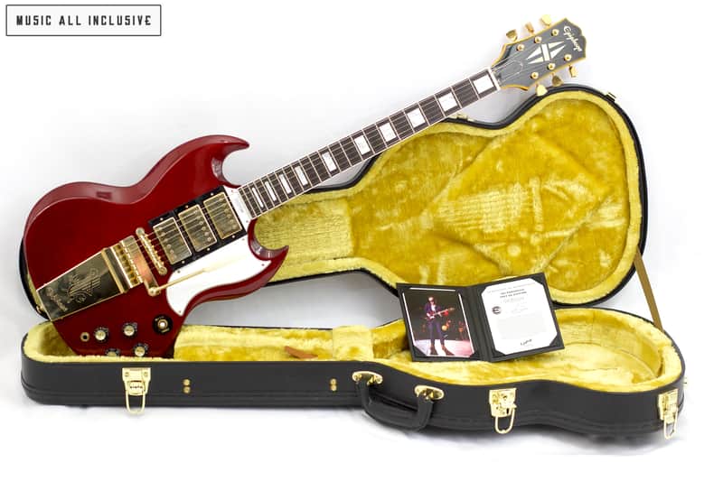 Epiphone Joe Bonamassa Signature '63 SG Custom Dark Wine Red image 1