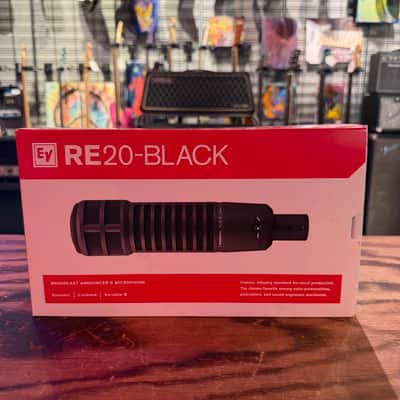 New - Electro-Voice RE20 Cardioid Dynamic Microphone 2021 - Present - Black