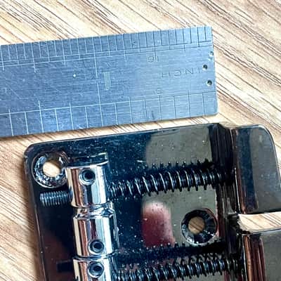 Bass bridge 5 cosmos black fast release from MTD 19mm spacing image 6